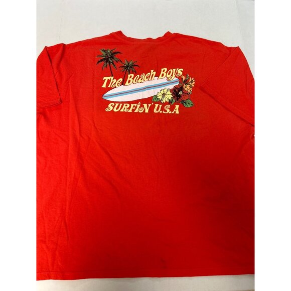 DAYDREAMER The Beach Boys Surfin USA 1963 Tee Red Size OS NWT - Picture 4 of 5